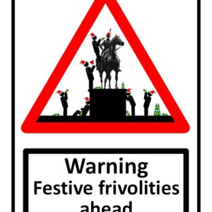 Festive Frivolities Sign Christmas Card