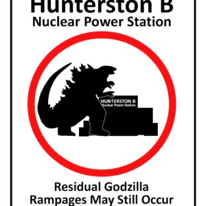 Welcome To Hunterston B Print (Mounted Size 10 Inch By 12 Inch)