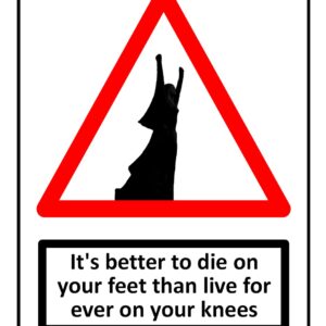 International Brigade Memorial Sign Print (Mounted Size 10 Inch By 12 Inch)