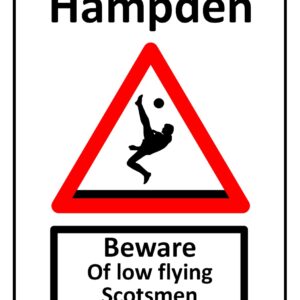 Welcome To Hampden Sign Print (Mounted Size 10 Inch By 12 Inch)